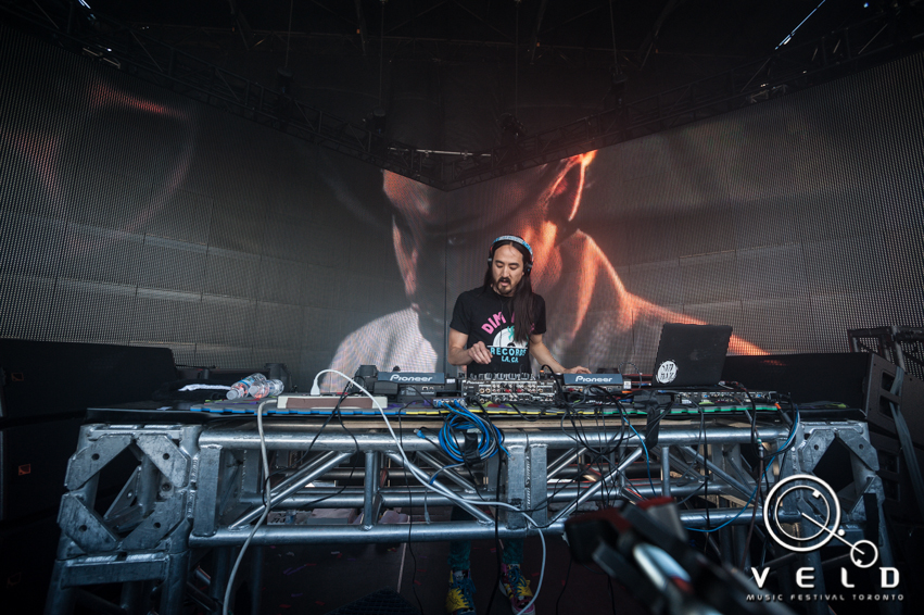 Steve Aoki at the 2013 Veld Music Festival, via Veld Official Media/Visualbass Photography